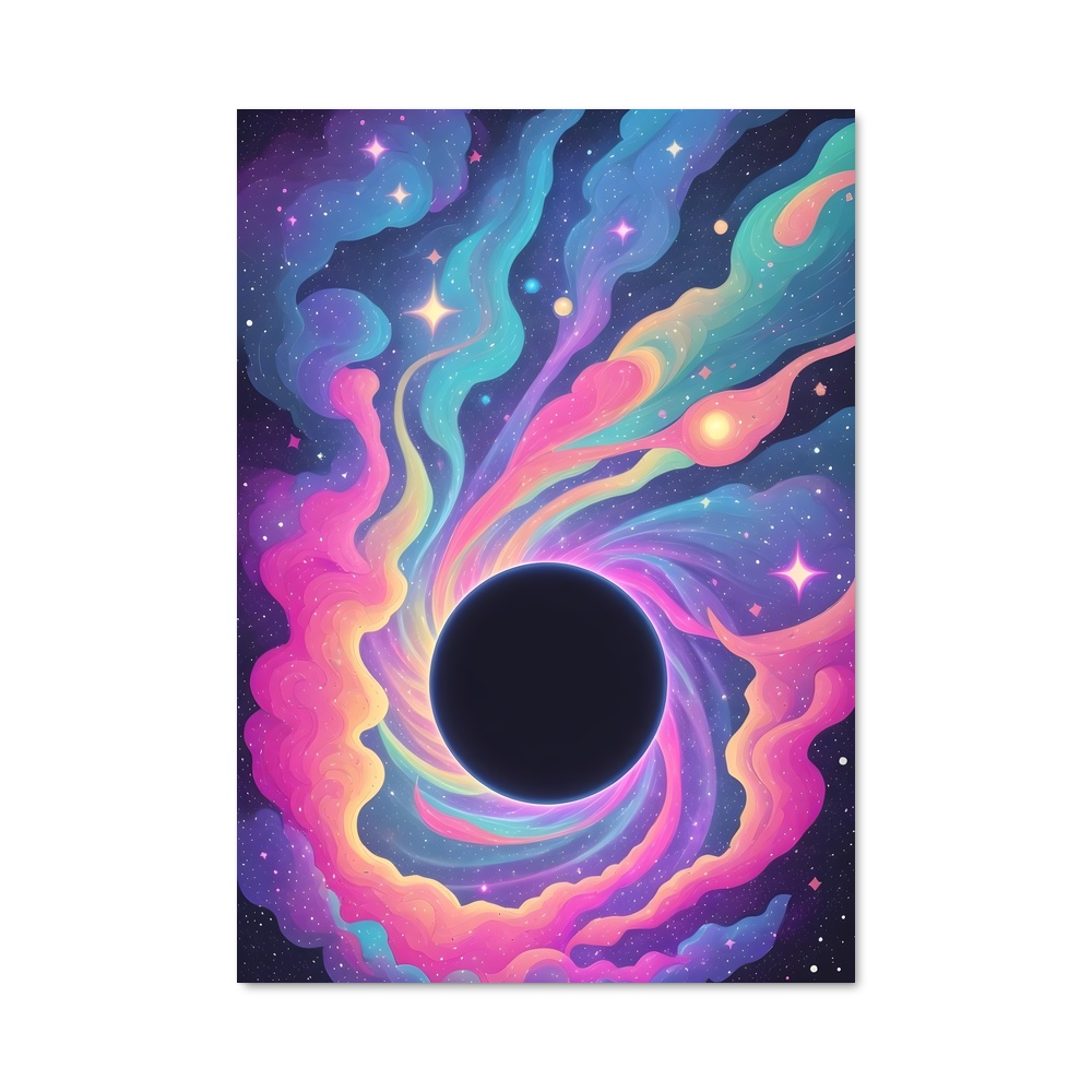 Poster magnifique art spatial